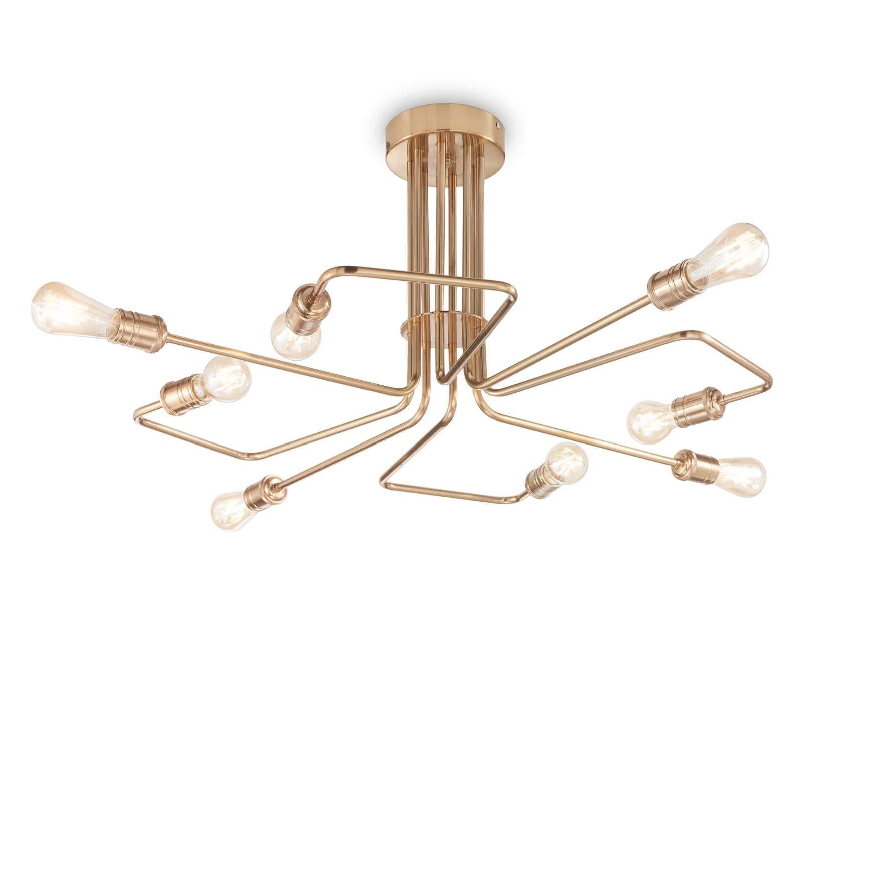 Lampada Da Soffitto TRIUMPH PL8 OTTONE in Plafoniere Led Mall Home - Napoli, commercioVirtuoso.it