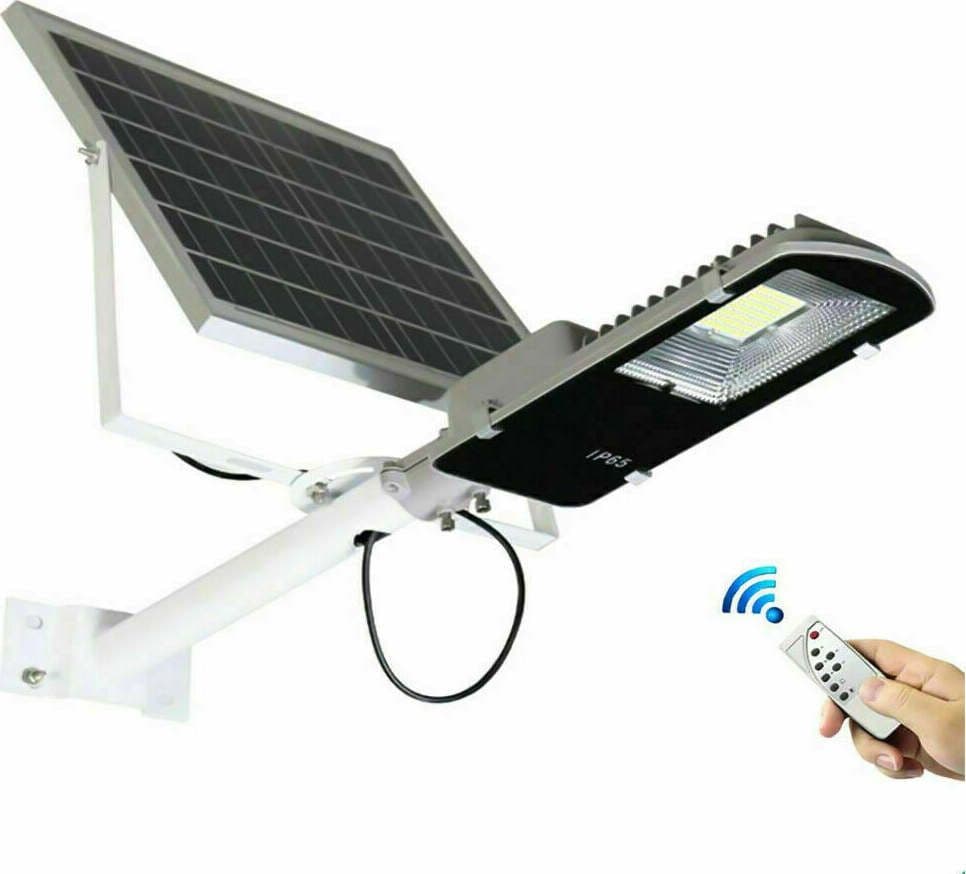60W LED Lampione Stradale Con Pannello Solare Staffa e Telecomando ip65 Illuminazione/Illuminazione per esterni/Proiettori Zencoccostore - Formia, Commerciovirtuoso.it
