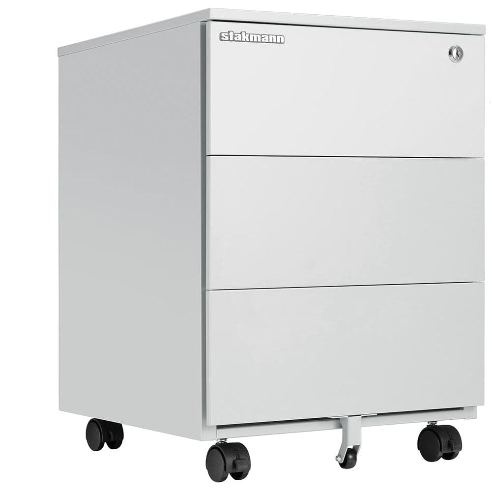 Cassettiera in Metallo da Ufficio con Serratura Bianco Portaoggetti per Documenti in Armadi a chiave Danyx - Casoria, commercioVirtuoso.it