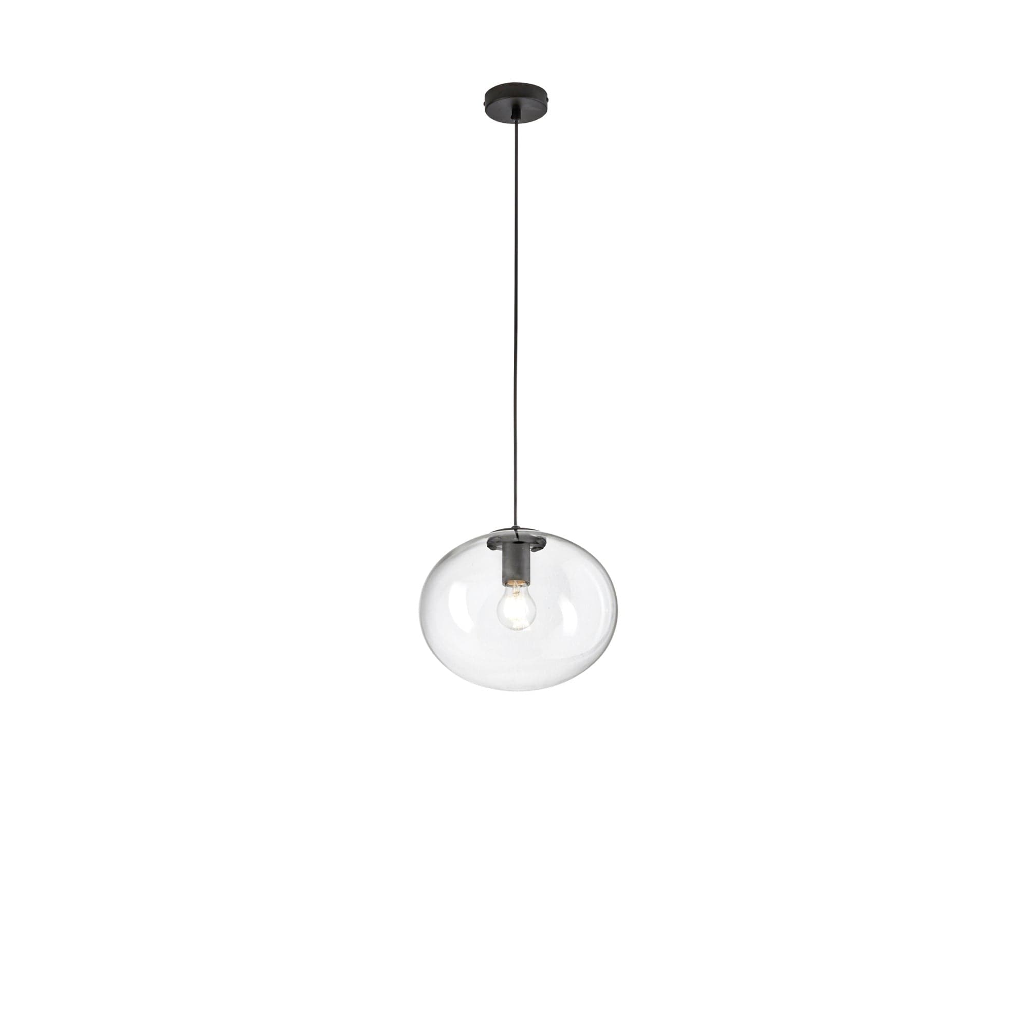 Lampadario a sospensione , diffusore singolo Nera 1Xe27 30X152X10Cm in Lampade a sospensione Led Mall Home - Napoli, commercioVirtuoso.it