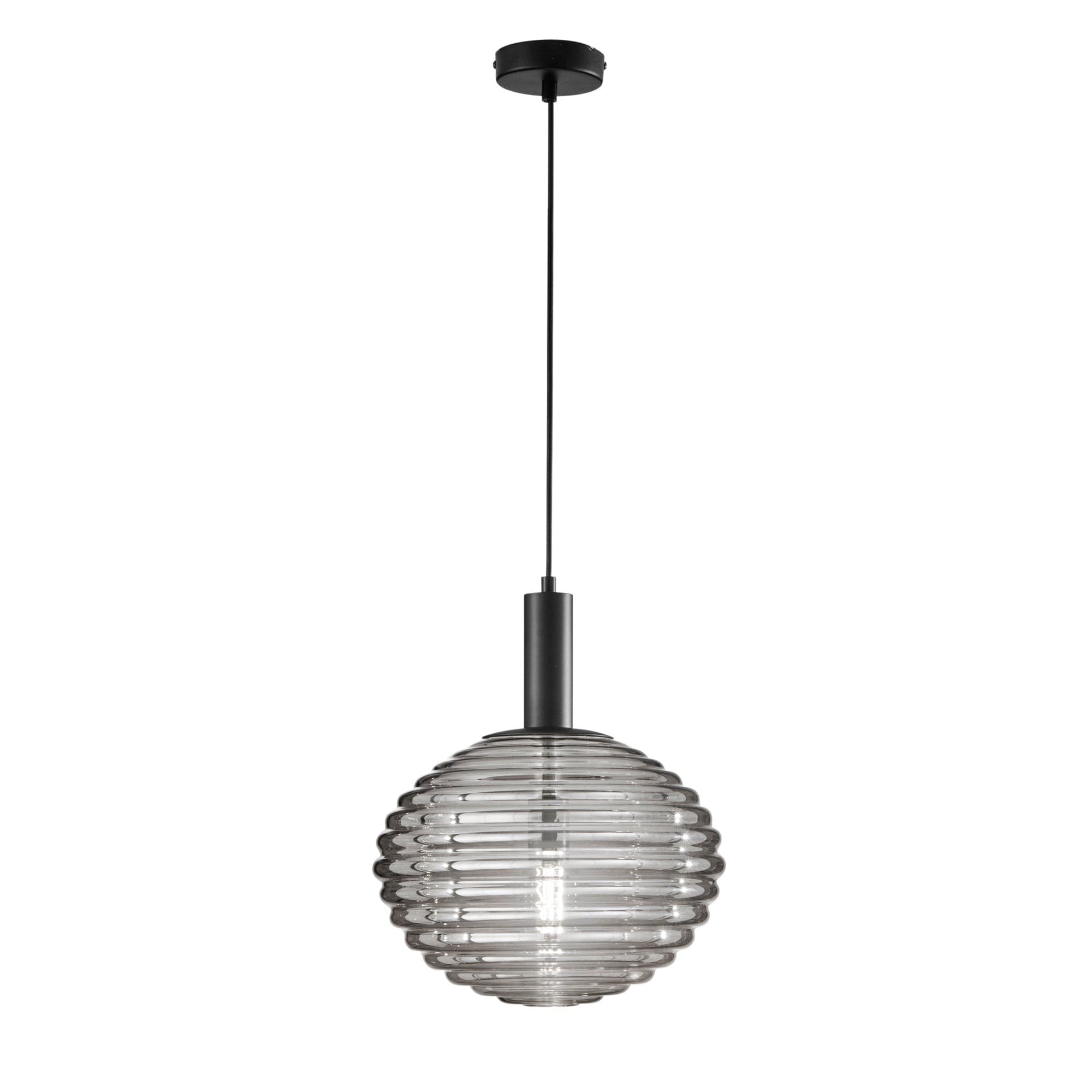 Lampadario a Sospensione Nera 1Xe27 10X32X150Cm in Lampade a sospensione Led Mall Home - Napoli, commercioVirtuoso.it