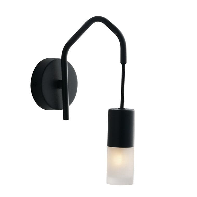 Applique moderno acrilico e metallo nero 22X18X8CM in Applique Led Mall Home - Napoli, commercioVirtuoso.it