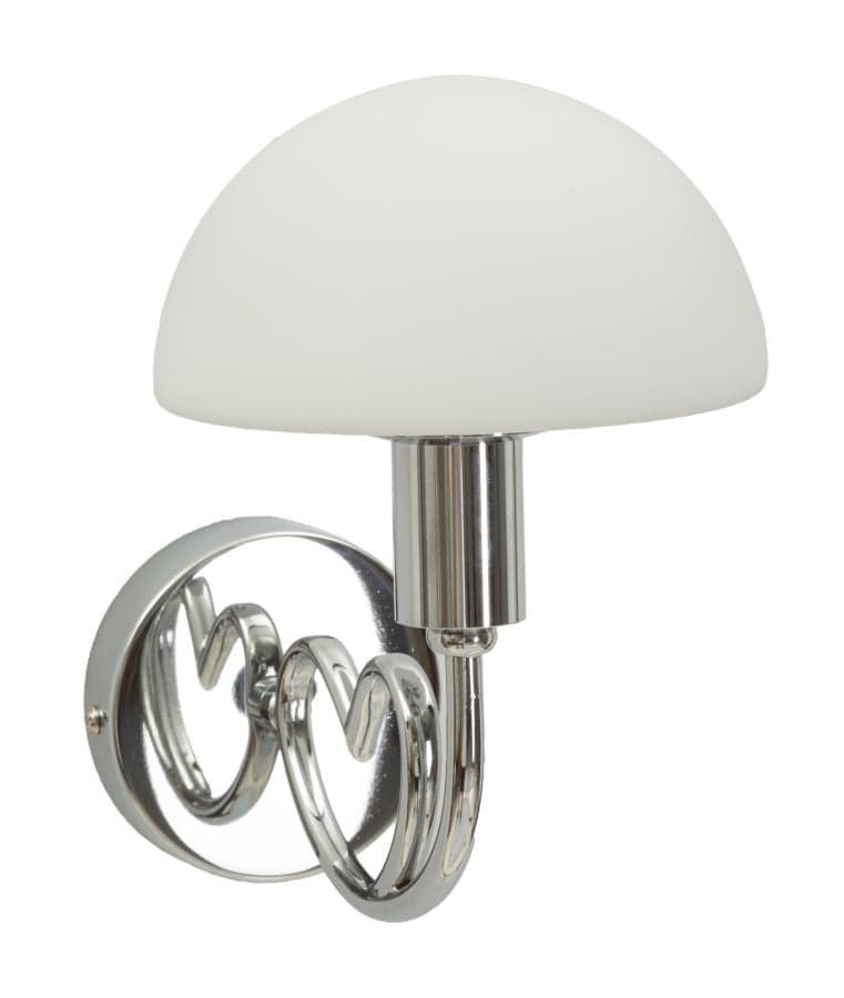 LAMPADA DA MURO LOVY SILVER CM 23X15X22 in Applique Led Mall Home - Napoli, commercioVirtuoso.it