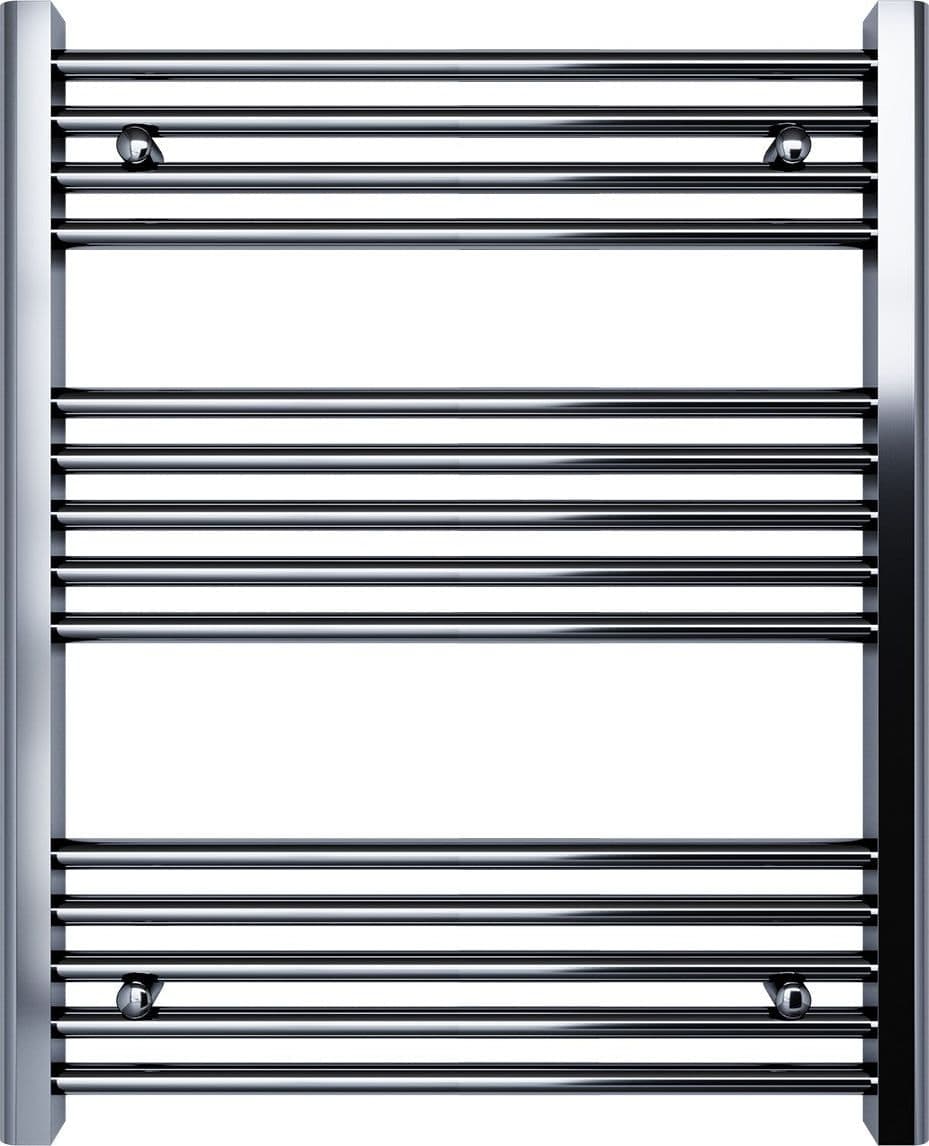 Scaldasalviette termoarredo 80x60 Cromato interasse 55 cm IDRAULICO in Scalda asciugamani da parete Mondialshop - Parabiago, commercioVirtuoso.it
