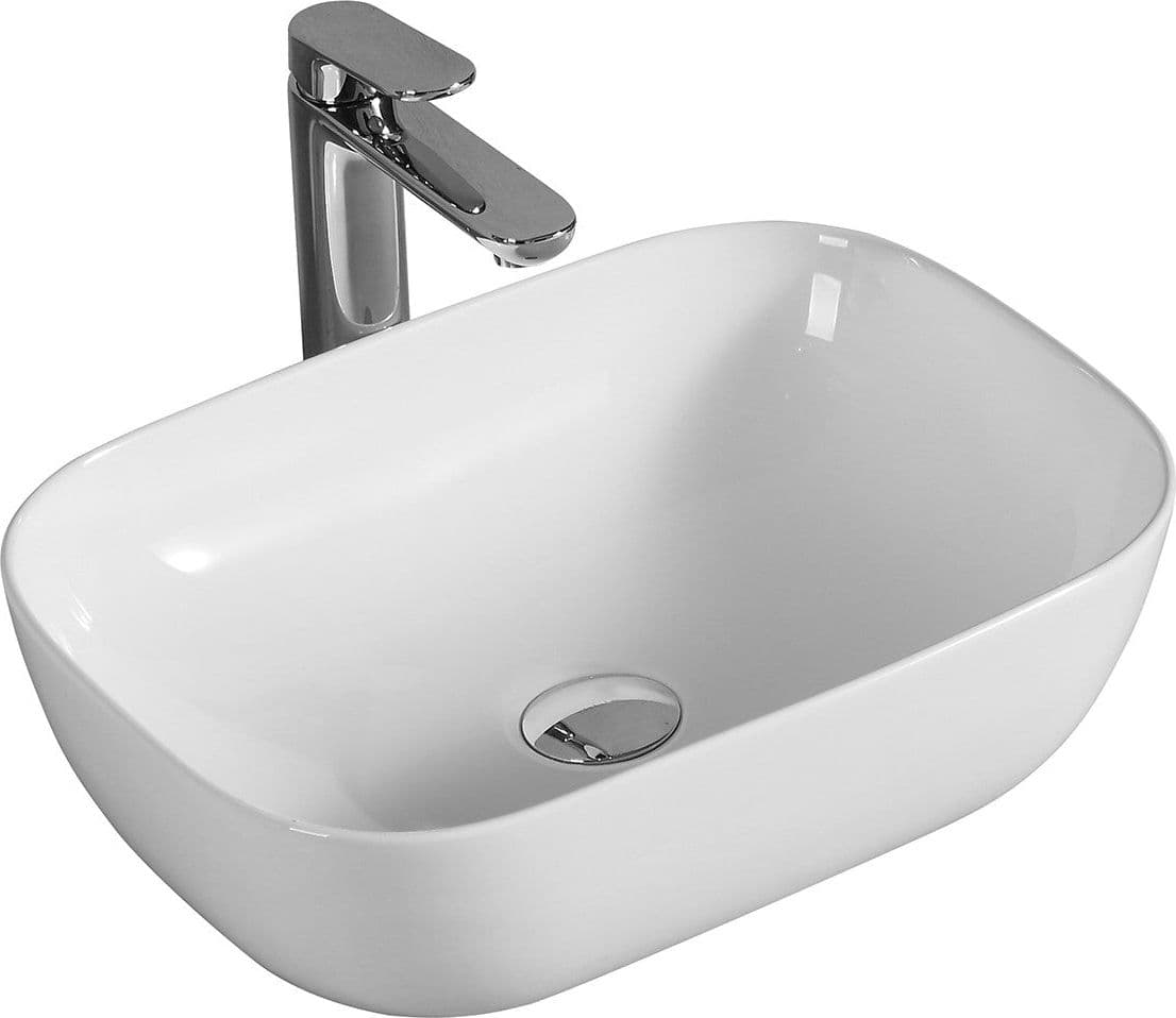 Lavandino bianco da appoggio 50x38 | Carducci in Lavabi Mondialshop - Parabiago, commercioVirtuoso.it