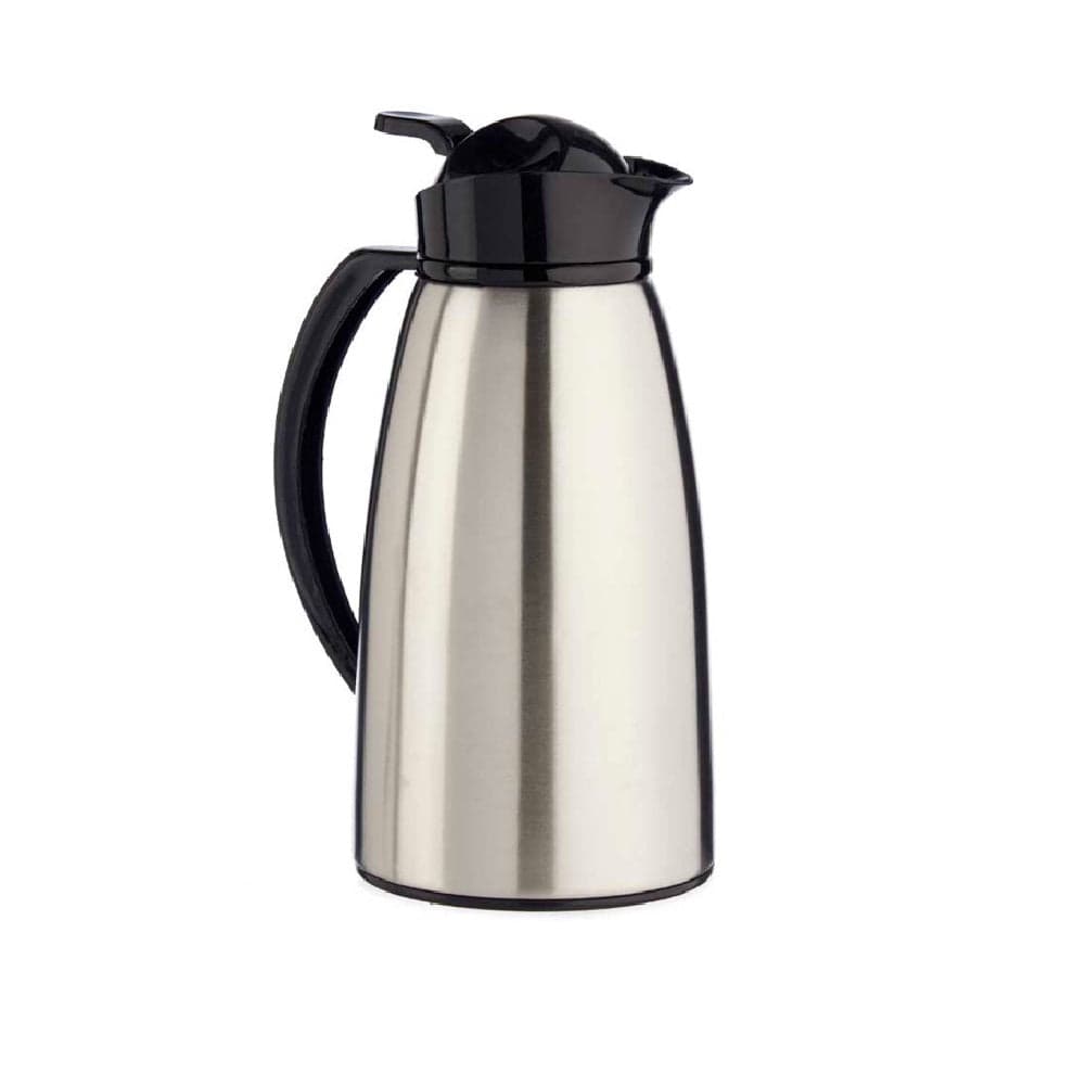 Termos Caraffa Termica Acciaio 1LT Doppia Parete Tappo a Vite Tasto Apertura Veloce in Thermos per bibite Danyx - Casoria, commercioVirtuoso.it