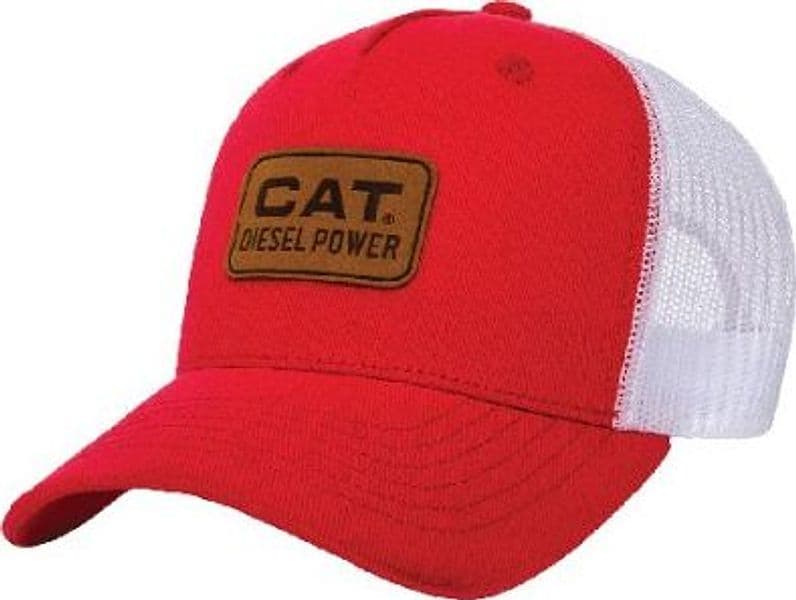 Berretto Caterpillar CAT Diesel Power Leather Patch Bittersweet in Cappellini da baseball 3A Moda Mare Sport - Bellaria Igea Marina, commercioVirtuoso.it