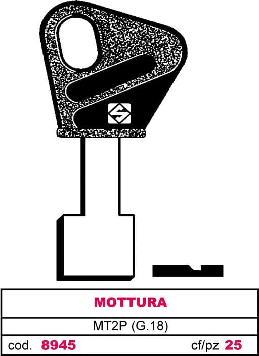 Silca Chiave A Pompa Mt2P (G.Vas 5) Mottura 5.00 Pz in Serrature a incastro BricoGo - Marano di Napoli, commercioVirtuoso.it