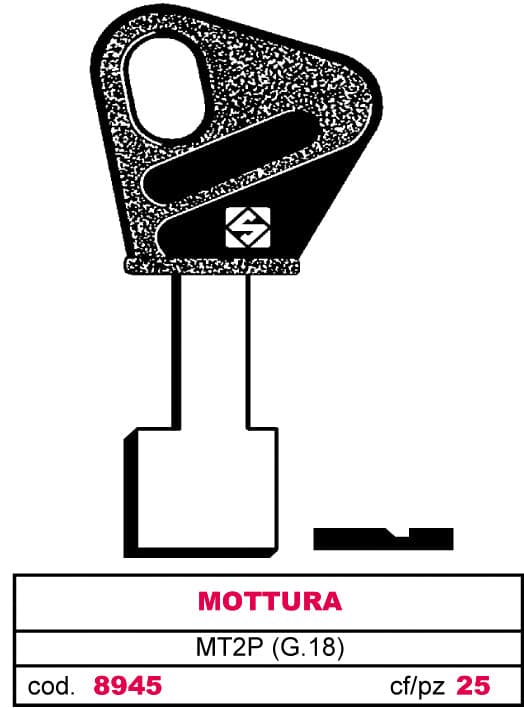 Silca Chiave A Pompa Mt2P (G.Vas 5) Mottura 5.00 Pz in Serrature a incastro BricoGo - Marano di Napoli, commercioVirtuoso.it