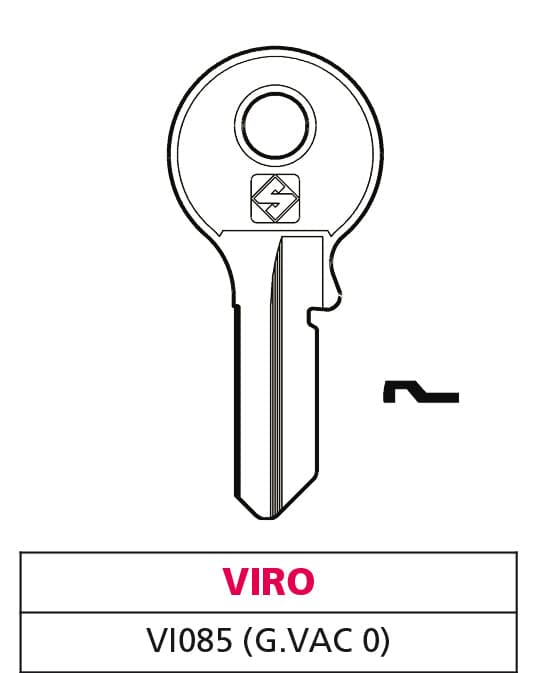 Silca Chiave Ottone Vi085 (G. Vac 0) Viro 20.00 Pz in Parti di ricambio delle serrature BricoGo - Marano di Napoli, commercioVirtuoso.it