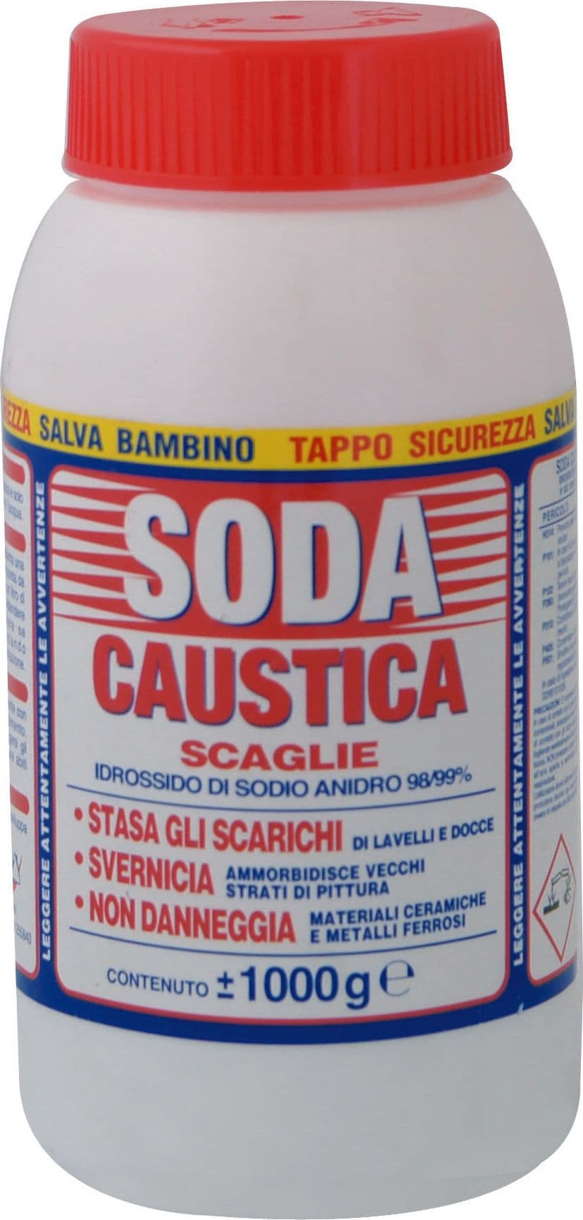 Soda Caustica A Scaglie Kg. 1 12.00 Pz in Soda BricoGo - Marano di Napoli, commercioVirtuoso.it