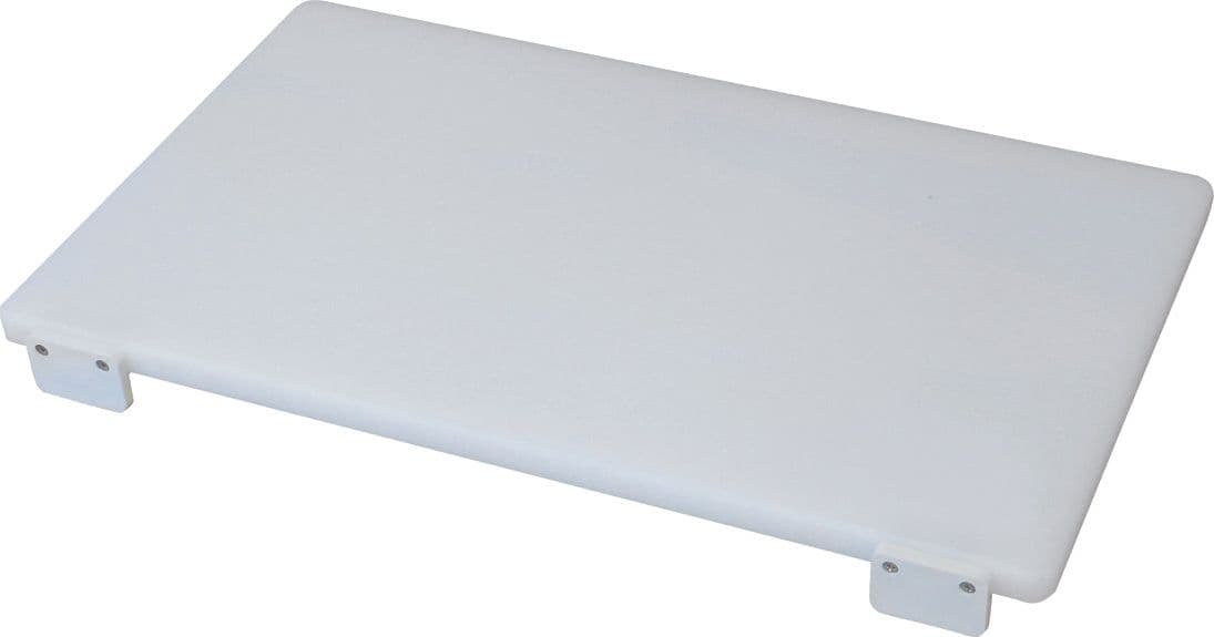 Tagliere Con Fermi Bianco In Polietilene Cm. 50X40X2,5 in Taglieri grandi BricoGo - Marano di Napoli, commercioVirtuoso.it