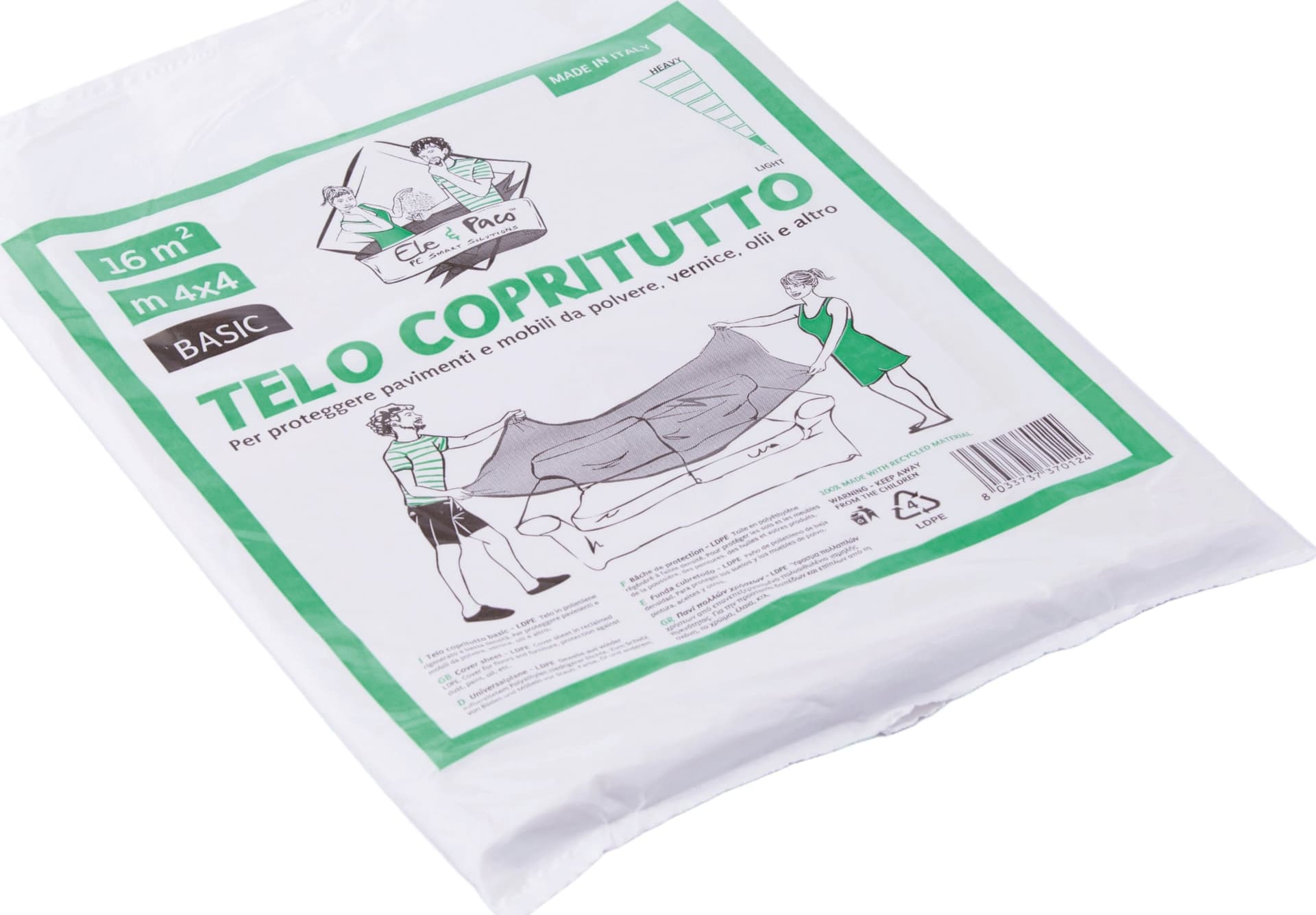 Telo Copritutto Mq. 16 90.00 Pz in Protezioni superficiali BricoGo - Marano di Napoli, commercioVirtuoso.it