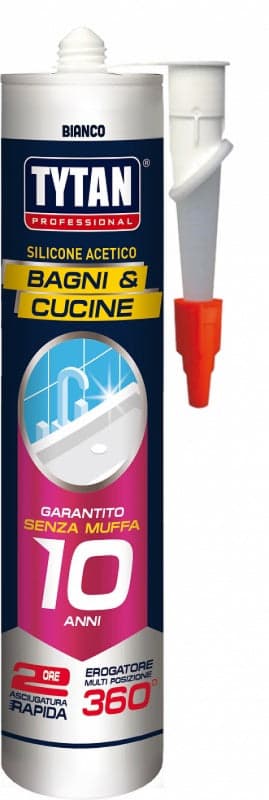 Tytan Silicone Acetico Bagni E Cucine Ml. 280 - Trasparente 12.00 Pz in Silicone BricoGo - Marano di Napoli, commercioVirtuoso.it