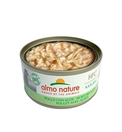Almo Nature Scatoletta HFC Natural gusto Pollo e Aloe per Gatti Adulti 70gr in Aloe vera 101 Market - Poggibonsi, commercioVirtuoso.it