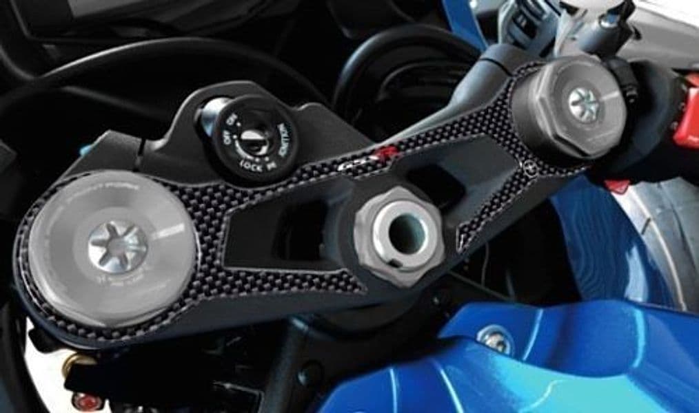 ADESIVO 3D GEL per PIASTRA STERZO compatibile per MOTO SUZUKI GSXR 1000 dal 2017 in Decalcomanie adesivi e magneti LabelBike - Bibbiano, commercioVirtuoso.it
