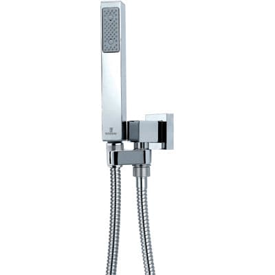 Set Cube In Ottone Doccia+Supporto Incasso Girevole+Flessibile- Cromo- Bossi- Pezzi 1 in Telefoni doccia BricoGo - Marano di Napoli, commercioVirtuoso.it