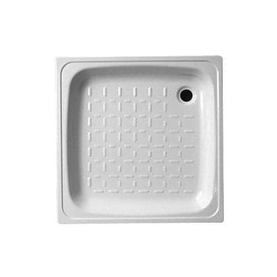 Piatto Doccia In Acciaio Bianco- Cm. 70 X 70 X H. 8- Smavi- Pezzi 1 in Tappetini BricoGo - Marano di Napoli, commercioVirtuoso.it