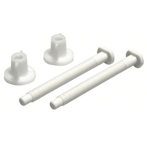 Coppia Viti + Galletti Per Sedile Wc Etna- Bianco- Cr- Pezzi 1 in Sedili WC BricoGo - Marano di Napoli, commercioVirtuoso.it