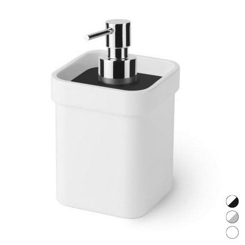 Dosasapone In Melammina Saeta- Bianco Nero Mm 85X90X150- Samo- Pezzi 1 in Dosatori per sapone liquido BricoGo - Marano di Napoli, commercioVirtuoso.it