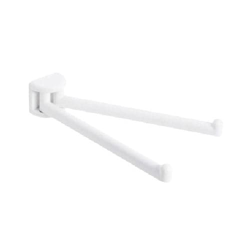 Porta Asciugamani Con Bracci A Snodo Serie Linea- Bianco- Metaf- Pezzi 1 in Portasciugamani da parete BricoGo - Marano di Napoli, commercioVirtuoso.it