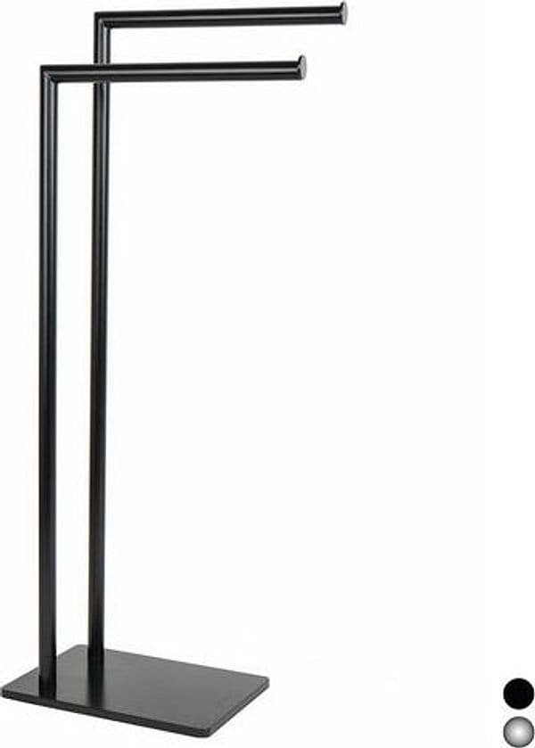 Piantana Porta Asciugamani Mod. Zero Metaform- Nero Cm 18 X H. 78 X 33- Metaf- Pezzi 1 in Portasciugamani da terra BricoGo - Marano di Napoli, commercioVirtuoso.it