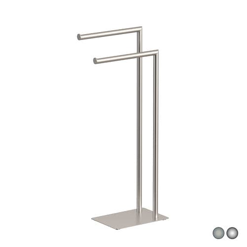 Piantana Porta Asciugamani Poseidon- Cromo Cm 18 X H. 77,2 X 33,5- Metaf- Pezzi 1 in Portasciugamani da terra BricoGo - Marano di Napoli, commercioVirtuoso.it