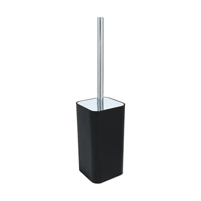 Porta Scopino Mod. 25- Nero Cromo Cm 9,5X H. 39X 9,5- Metaf- Pezzi 1 in Scopini e porta scopini BricoGo - Marano di Napoli, commercioVirtuoso.it