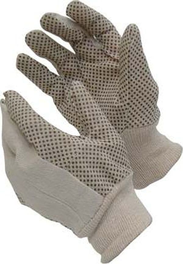 Guanto Pvc Nero Puntinato - Maglia Cotone Bianco Donna- 12 Paia in Guanti da lavoro BricoGo - Marano di Napoli, commercioVirtuoso.it