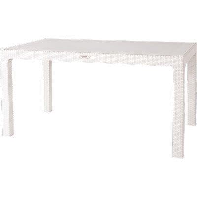 Tavolo Rattan Kreta Domus Pp Bianco Cm 120X70 H.Cm 78 in Tavolini da appoggio BricoGo - Marano di Napoli, commercioVirtuoso.it
