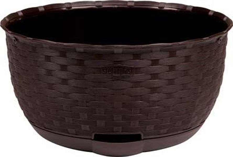 Ciotola Rattan Natural Stefanplast - Pp Moka Cm 30 H.Cm 14,5- 2 Pezzi in Cestini da scaffale BricoGo - Marano di Napoli, commercioVirtuoso.it