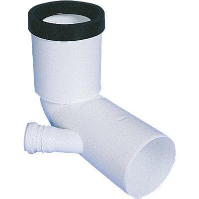 Curva Wc Prolungata + 1 Attacco Scarico Idrico Pp Bianco Mm 90X40 in Vasi WC BricoGo - Marano di Napoli, commercioVirtuoso.it