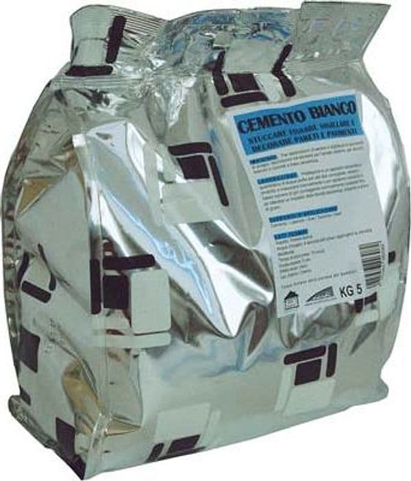 Cemento Bianco Briko Line - Kg 5- 5 Pezzi in Cemento BricoGo - Marano di Napoli, commercioVirtuoso.it