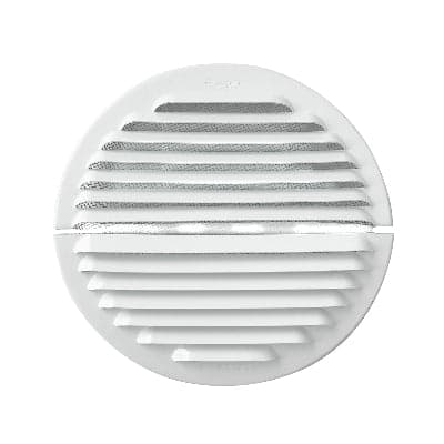 Griglia Tonda Dentro-Fuori- Alluminio Bianco Diam. 150- First- Pezzi 1 in Registri griglie e sfiatatoi BricoGo - Marano di Napoli, commercioVirtuoso.it
