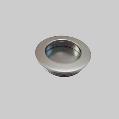 Maniglia Ad Incasso Per Porte Scorrevoli Tonda Ø 40 Mm - Cromo Opaco in Set maniglie BricoGo - Marano di Napoli, commercioVirtuoso.it