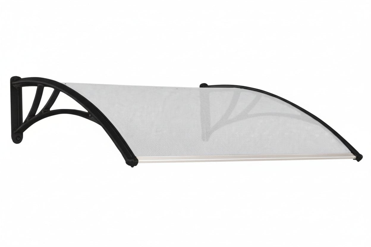 Pensilina In Policarbonato Alveolare Trasparente Cm.120X80X23H. Vette in Tettoie BricoGo - Marano di Napoli, commercioVirtuoso.it
