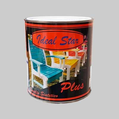 Smaltino 'Plus' Ideal Star 0,125 Lt - Giallo Girasole - Ideal Star in Vernice BricoGo - Marano di Napoli, commercioVirtuoso.it