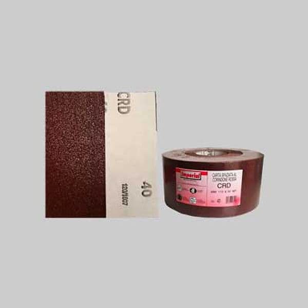 Carta Abrasiva 'Crd' Grana 220 - Rotolo Mm 115X100 Mt - 100 Metrilineari- Imperial Abrasivi in Rotoli di fogli BricoGo - Marano di Napoli, commercioVirtuoso.it