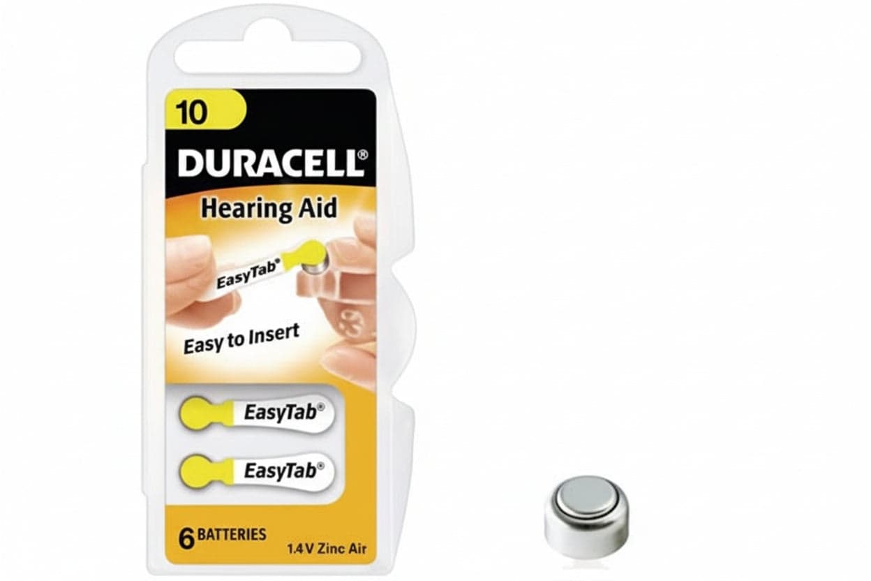 Pila Specialistica A Pastiglia Per Apparecchi Acustici Zinc-Air (10) - 5 Blister Duracell in Pile monouso BricoGo - Marano di Napoli, commercioVirtuoso.it