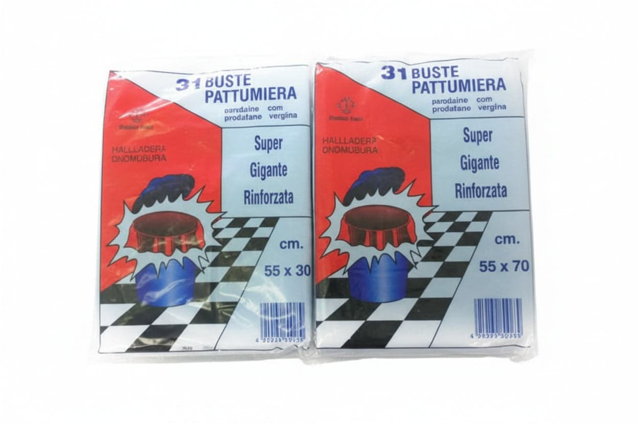 Sacco Pattumiera Tipo Ancona Bianco Pz.31- - Cm.55X70 Gr.420 - 20 Confezione Cp in Sacchetti piccoli spazzatura BricoGo - Marano di Napoli, commercioVirtuoso.it
