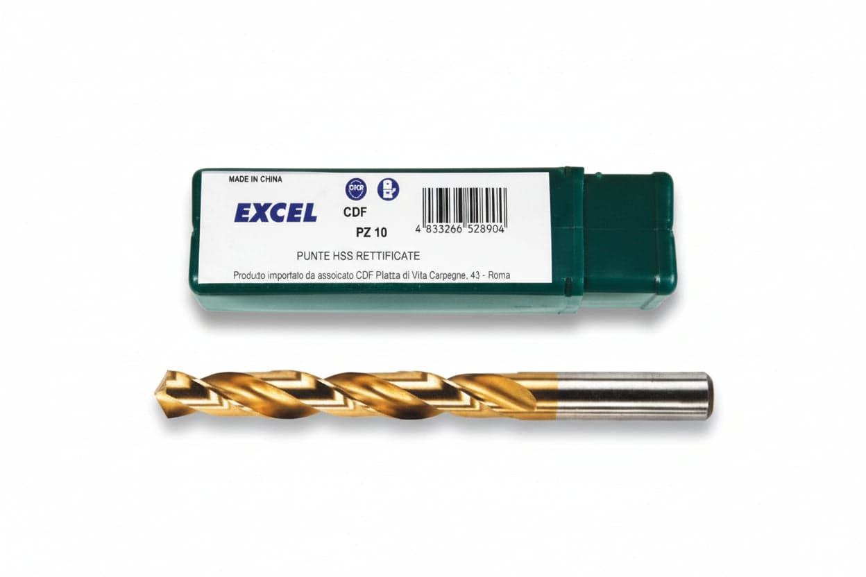 Punte Hss Titanio- - Ø Mm.9 - 10 Pezzi Excel in Set punte per trapani BricoGo - Marano di Napoli, commercioVirtuoso.it
