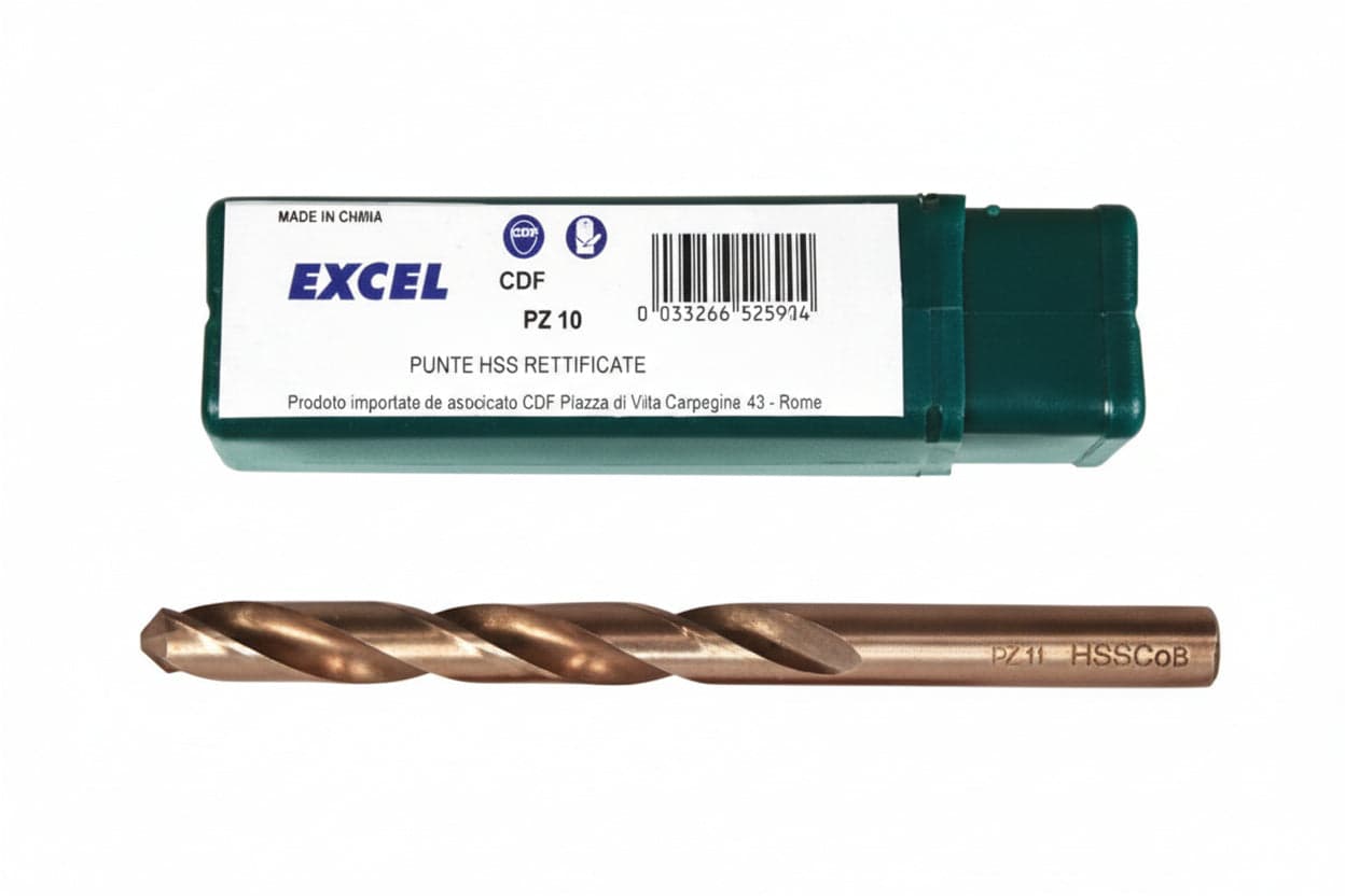 Punte Hss Rettificate Cobalto- - Ø Mm.1 - 10 Pezzi Excel in Set punte per trapani BricoGo - Marano di Napoli, commercioVirtuoso.it