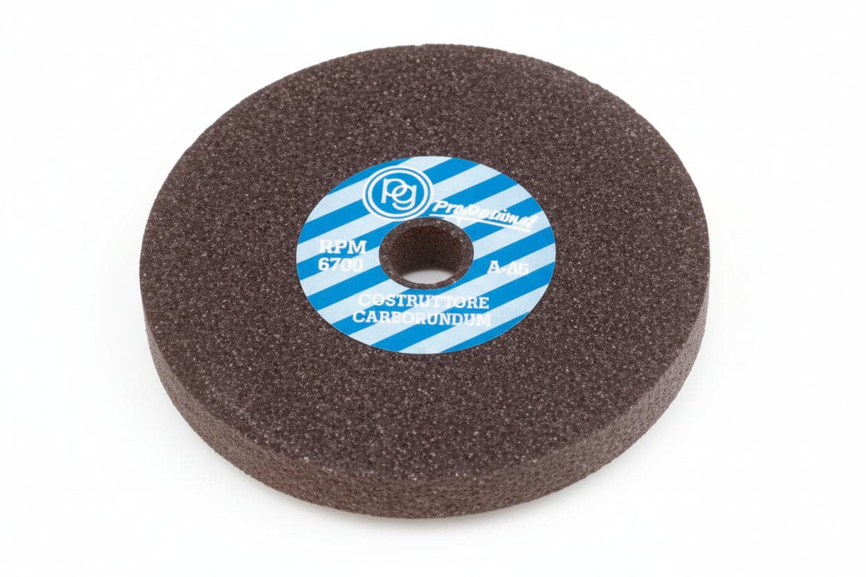Mola Abrasiva al Corindone Ø 75 mm MMX10 Foro 10 Grana 60 Pg 400 Pg