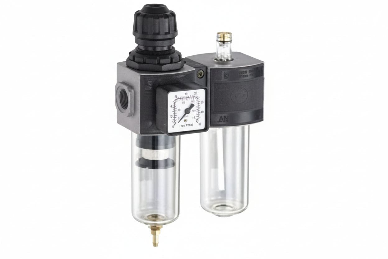 Gruppo Filtro Regolatore Di Pressione E Lubrificatore Modulare Attacco 1/4F Mm.105X45X191H. Art.E/12/2 Ani in Accessori per compressori BricoGo - Marano di Napoli, commercioVirtuoso.it