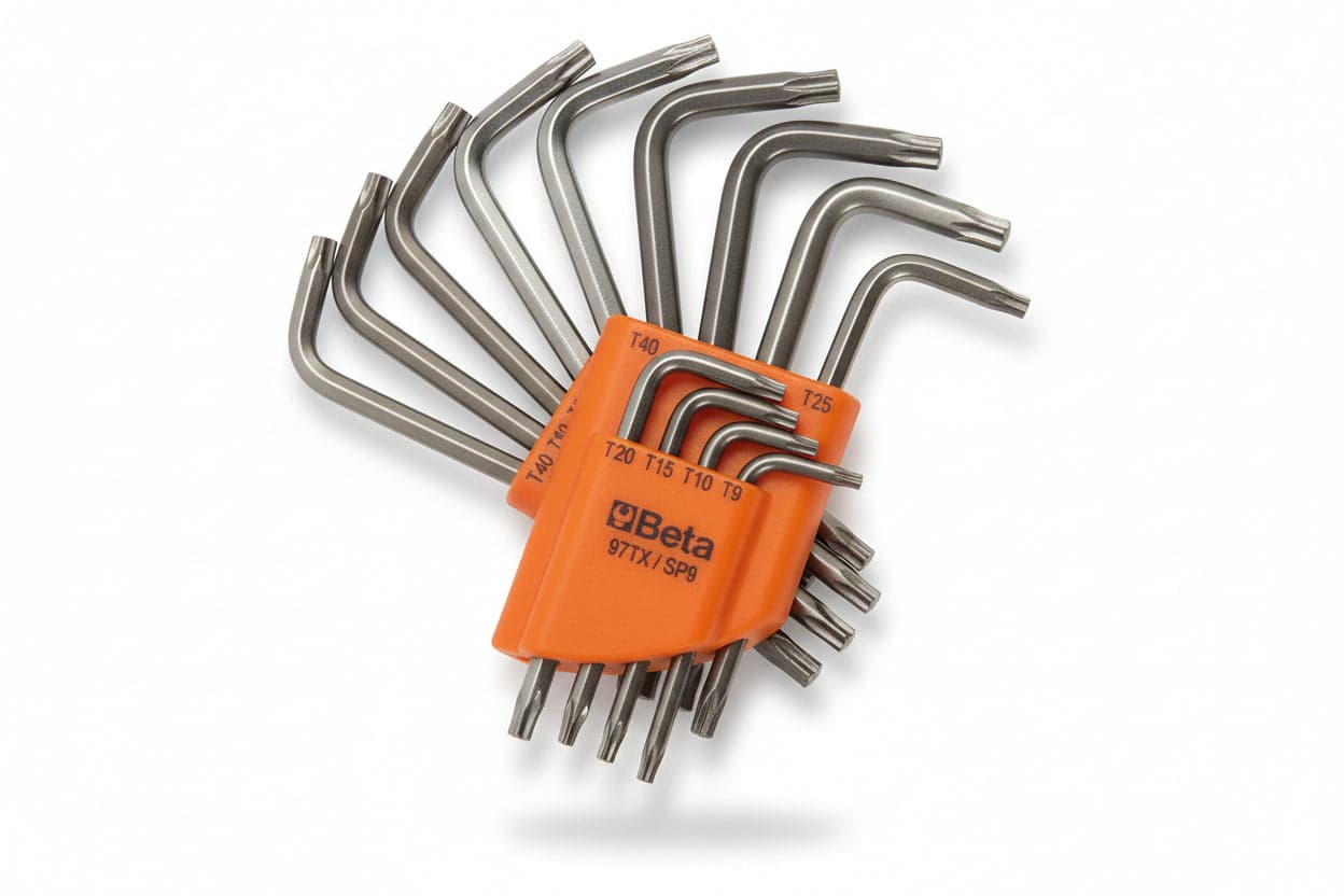 Chiavi Maschio Torx Piegate Cromate Art.97Tx/S6 Beta in Chiavi esagonali BricoGo - Marano di Napoli, commercioVirtuoso.it