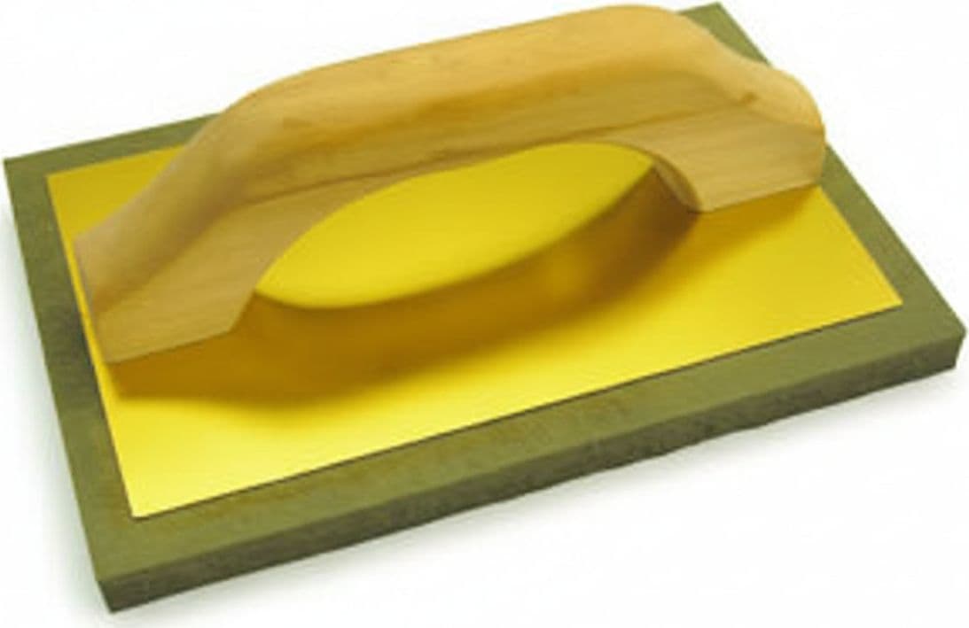 Frattone In Spugna Grigia Manico Legno- - Cm.21,5X13,5 - 2 Pezzi Alte in Cazzuole di finitura BricoGo - Marano di Napoli, commercioVirtuoso.it