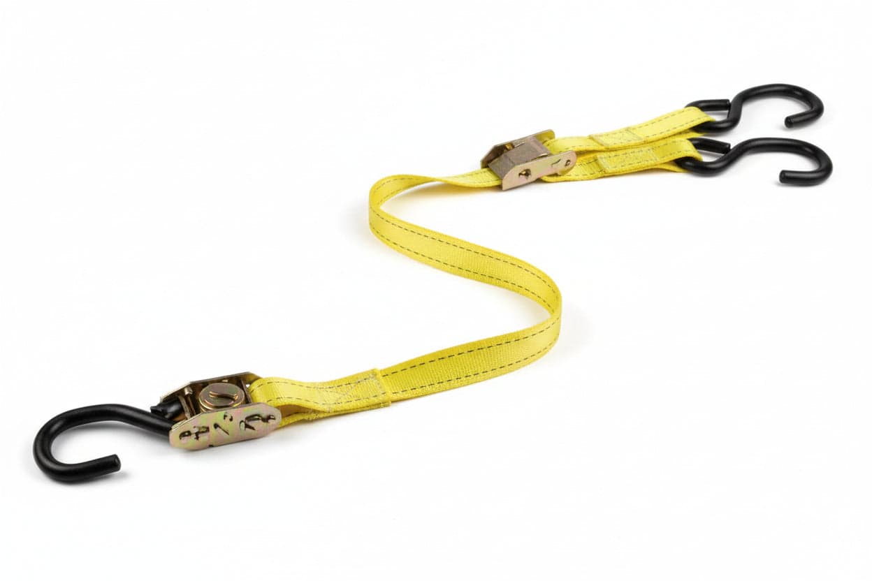 Cinghia 25 mm con Ganci a S e Morsetto 4,5 m x 25 Mmh. Excel 2 Pezzi