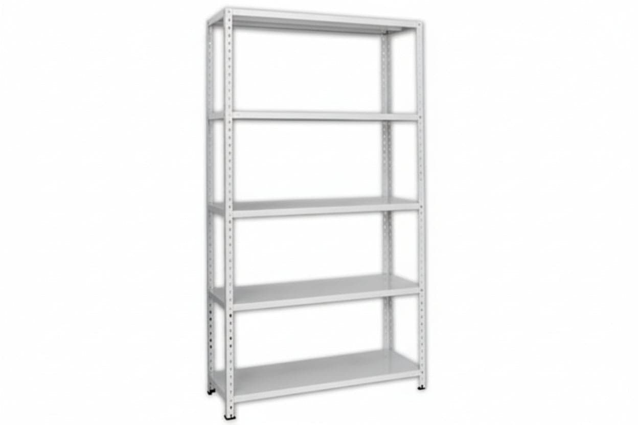Scaffali in Kit 5 Ripiani Grigio Angolari Interi 5 Ripiani 100 CMX40X200H