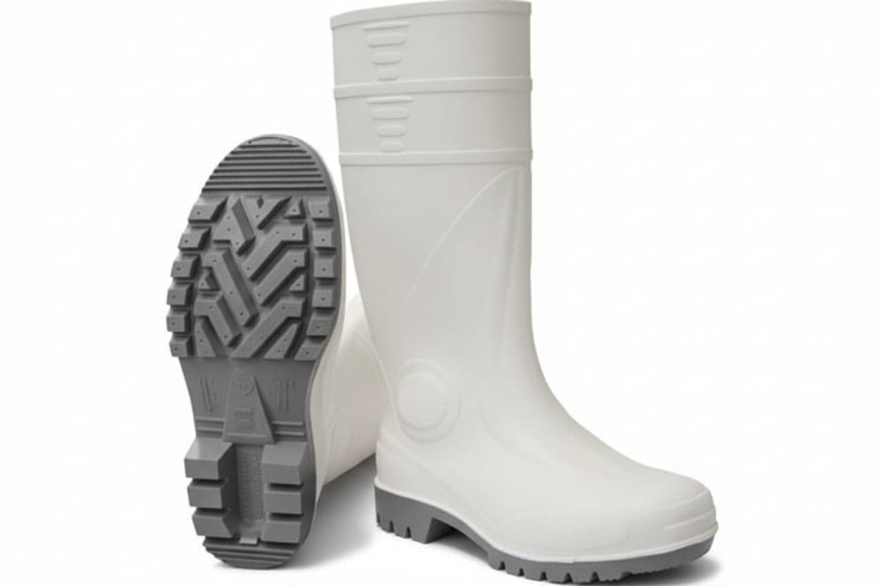 Stivali Di Sicurezza In Pvc Bianco En 345- - N°38 - Colore Della Suola Grigio - 1 Paio in Stivali BricoGo - Marano di Napoli, commercioVirtuoso.it