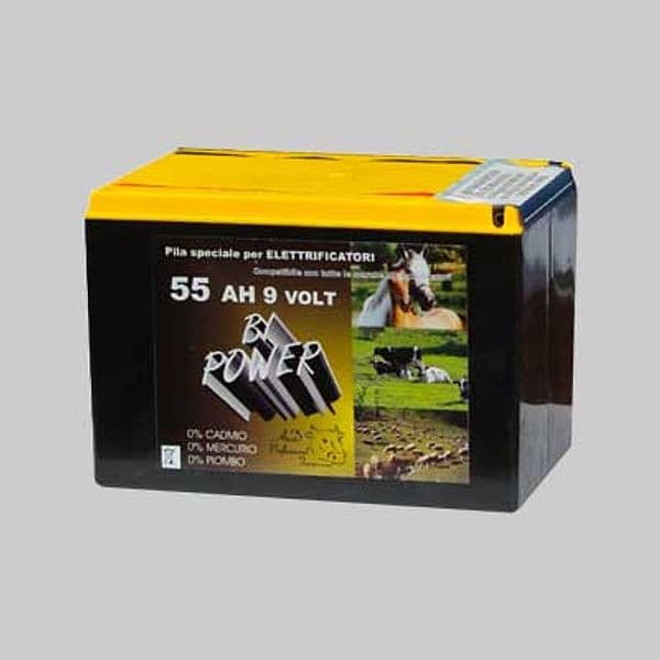 Batteria A Secco Per Elettrificatori 9V - 55 Ah - Durata 5000 Ore in Recinzioni BricoGo - Marano di Napoli, commercioVirtuoso.it